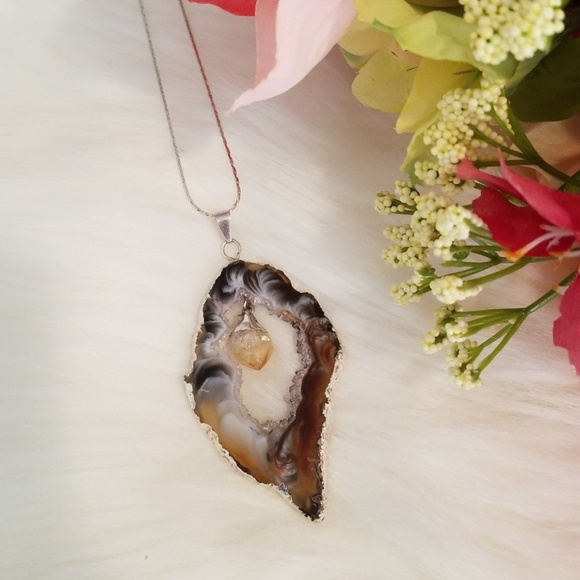 Jewelry - NEW multi color natural gemstone long necklace